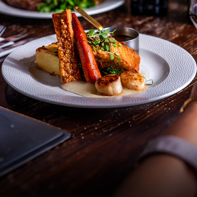 Explore our great offers on Pub food at The Plough Inn