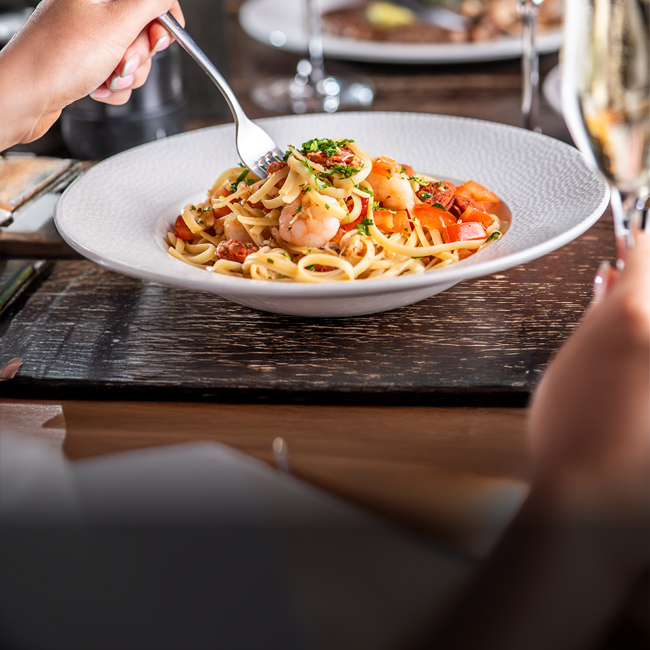 Dessert menu at The Plough Inn