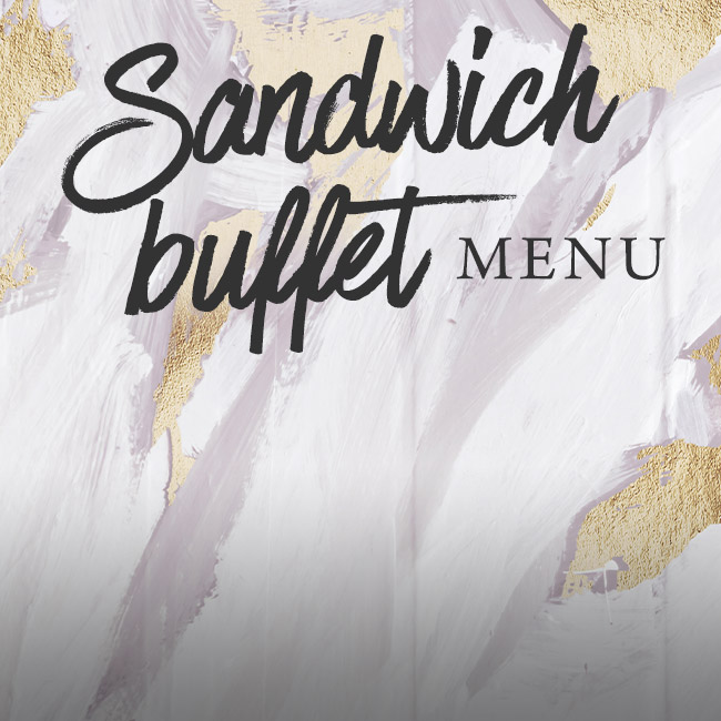 Sandwich buffet menu at The Plough Inn