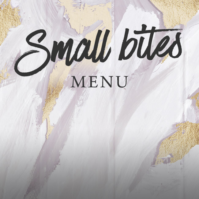 Small Bites menu at The Plough Inn 